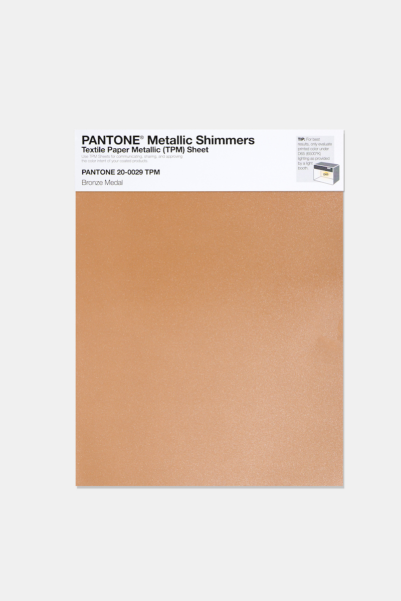 Artikelbild 1 des Artikels “PANTONE® METALLIC SHIMMERS SHEET 20-0029 TPM Bronze Medal “
