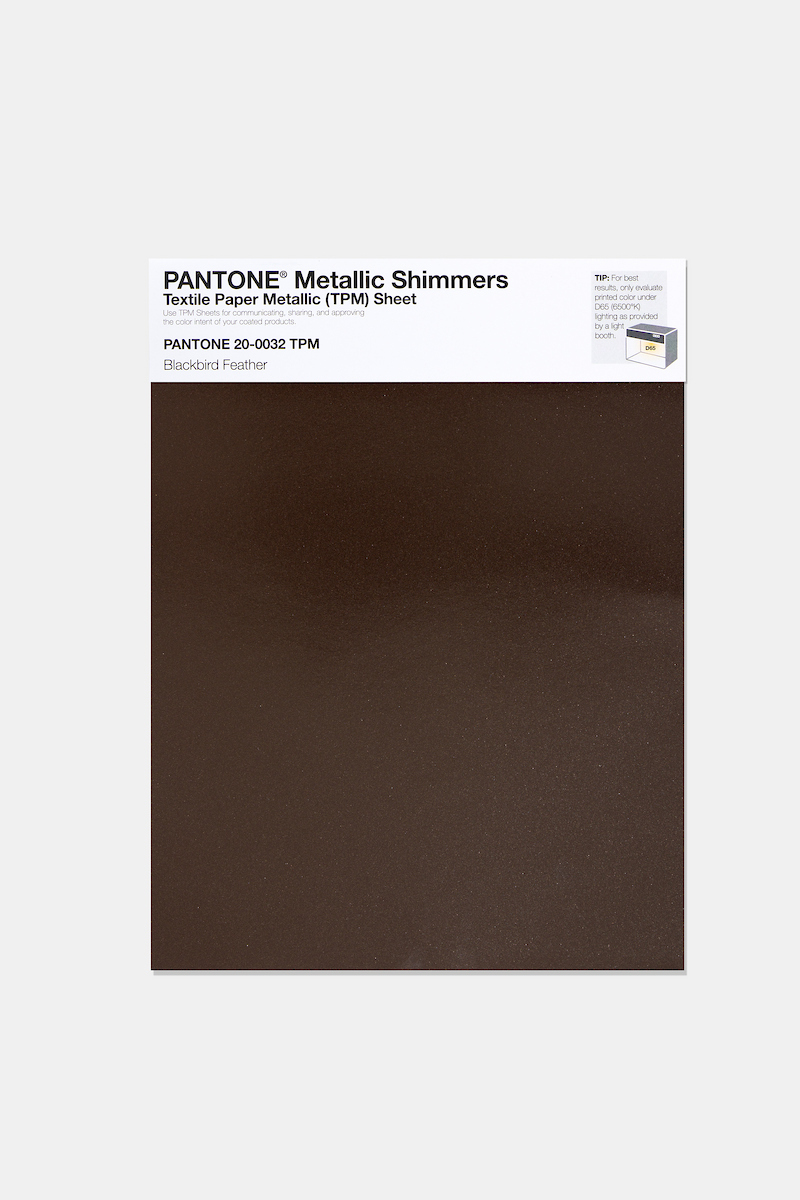 Artikelbild 1 des Artikels “PANTONE® METALLIC SHIMMERS SHEET 20-0032 TPM Blackbird Feather “