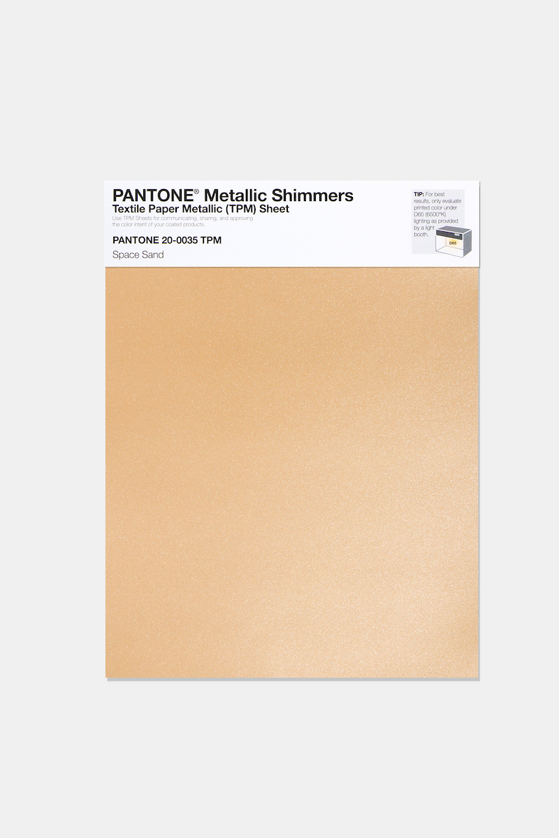 Artikelbild 1 des Artikels “PANTONE® METALLIC SHIMMERS SHEET 20-0035 TPM Space Sand “