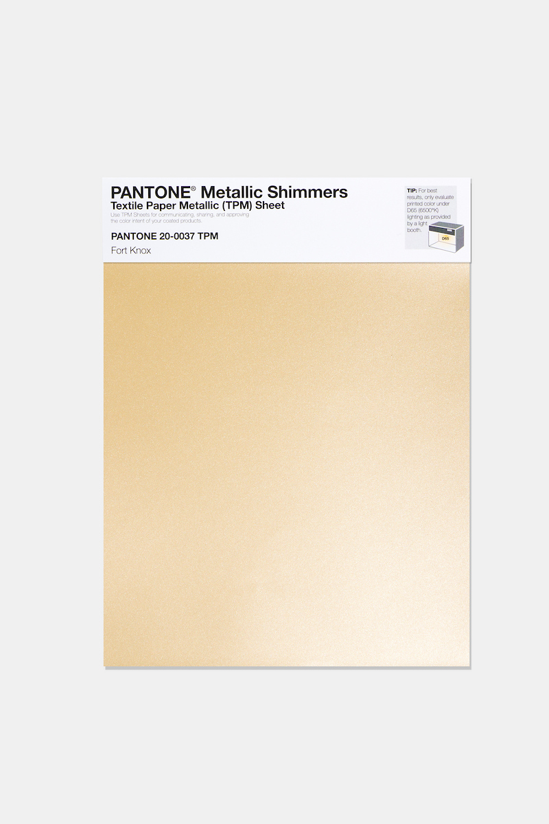 Artikelbild 1 des Artikels “PANTONE® METALLIC SHIMMERS SHEET 20-0037 TPM Fort Knox “