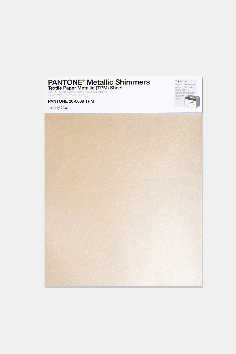 Artikelbild 1 des Artikels “PANTONE® METALLIC SHIMMERS SHEET 20-0039 TPM Trophy Cup “