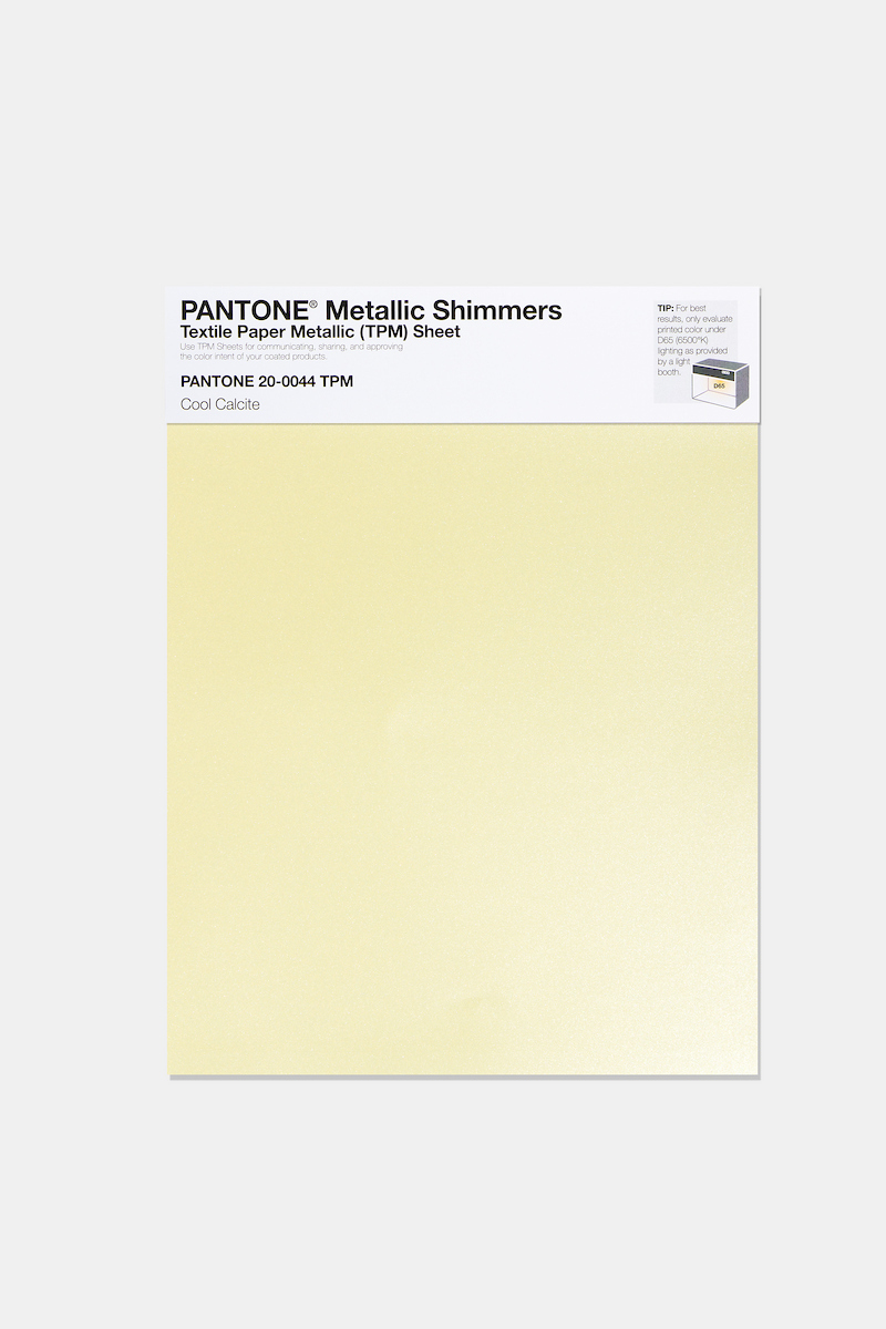 Artikelbild 1 des Artikels “PANTONE® METALLIC SHIMMERS SHEET 20-0044 TPM Cool Calcite “