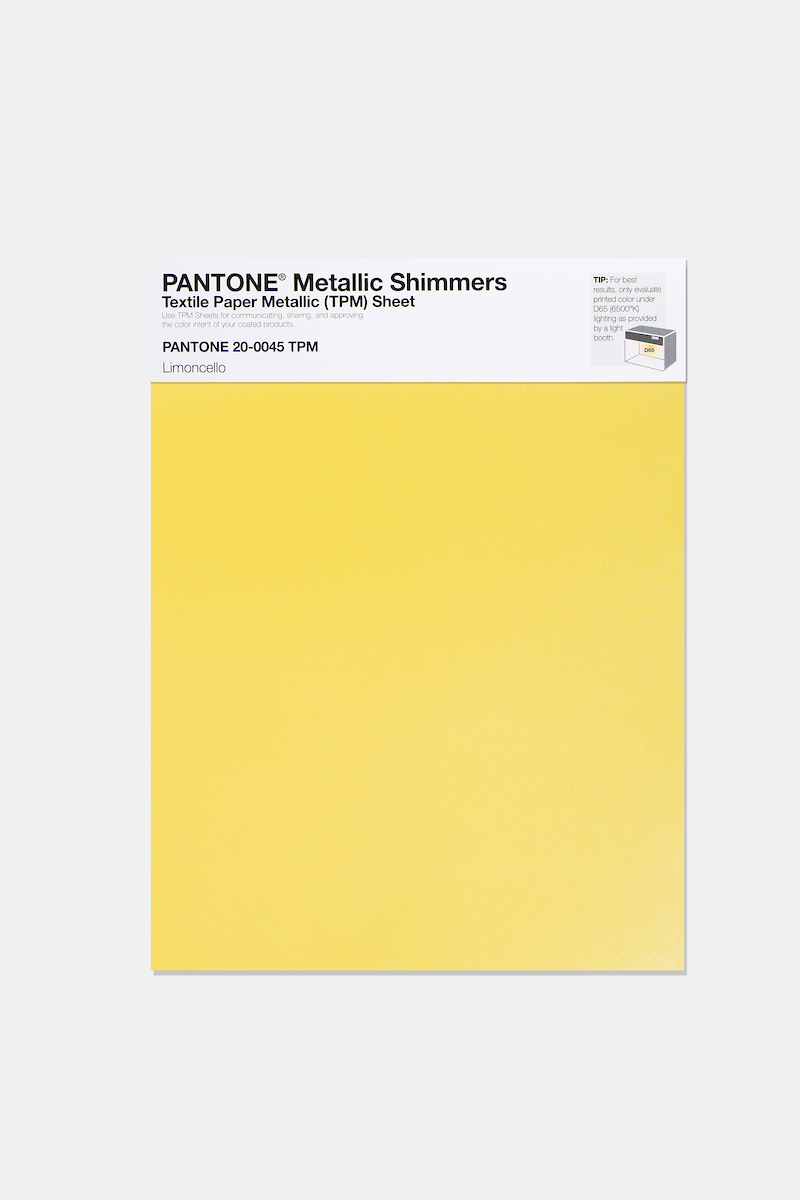 Artikelbild 1 des Artikels “PANTONE® METALLIC SHIMMERS SHEET 20-0045 TPM Limoncello “