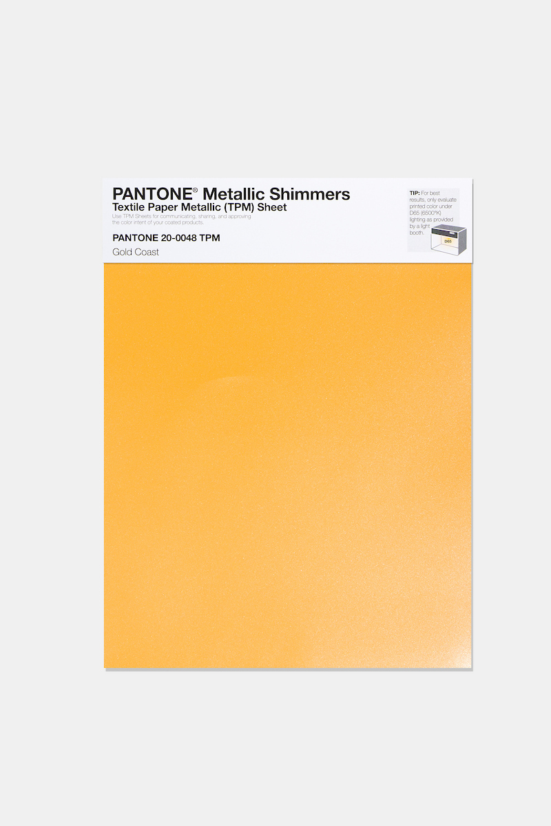 Artikelbild 1 des Artikels “PANTONE® METALLIC SHIMMERS SHEET 20-0048 TPM Gold Coast “