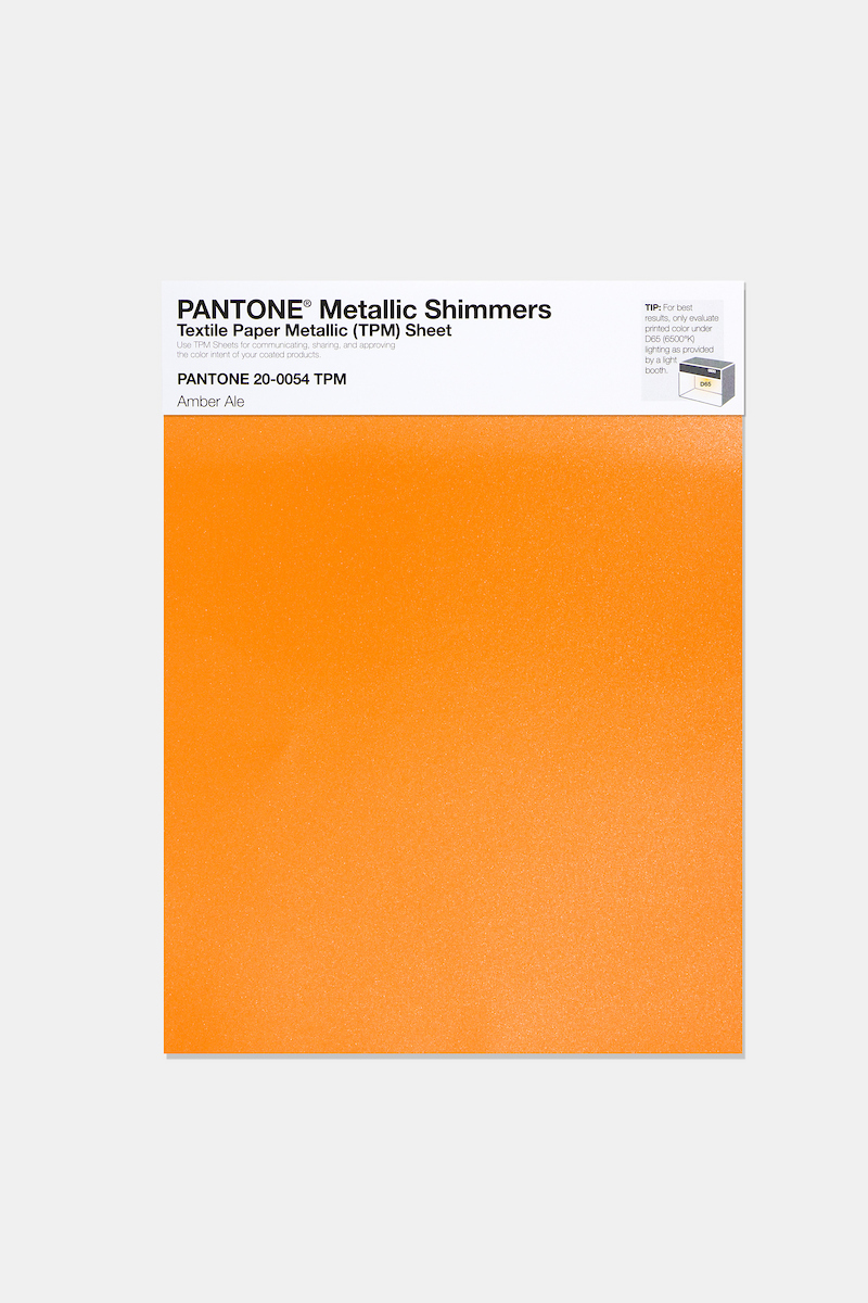Artikelbild 1 des Artikels “PANTONE® METALLIC SHIMMERS SHEET 20-0054 TPM Amber Ale “