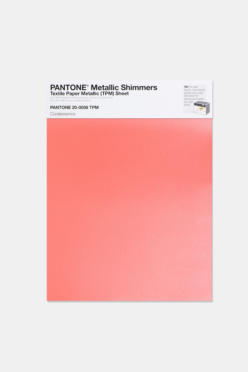 Artikelbild 1 des Artikels “PANTONE® METALLIC SHIMMERS SHEET 20-0056 TPM Coralessence “