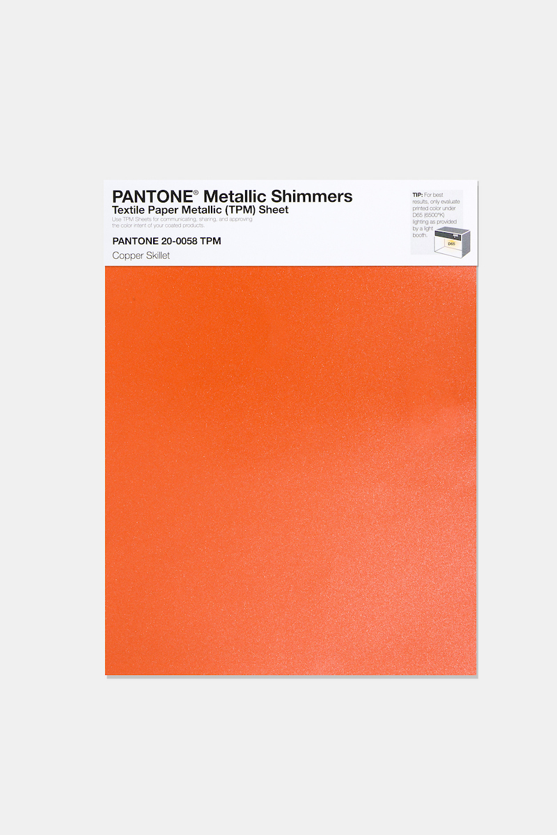 Artikelbild 1 des Artikels “PANTONE® METALLIC SHIMMERS SHEET 20-0058 TPM Copper Skillet “