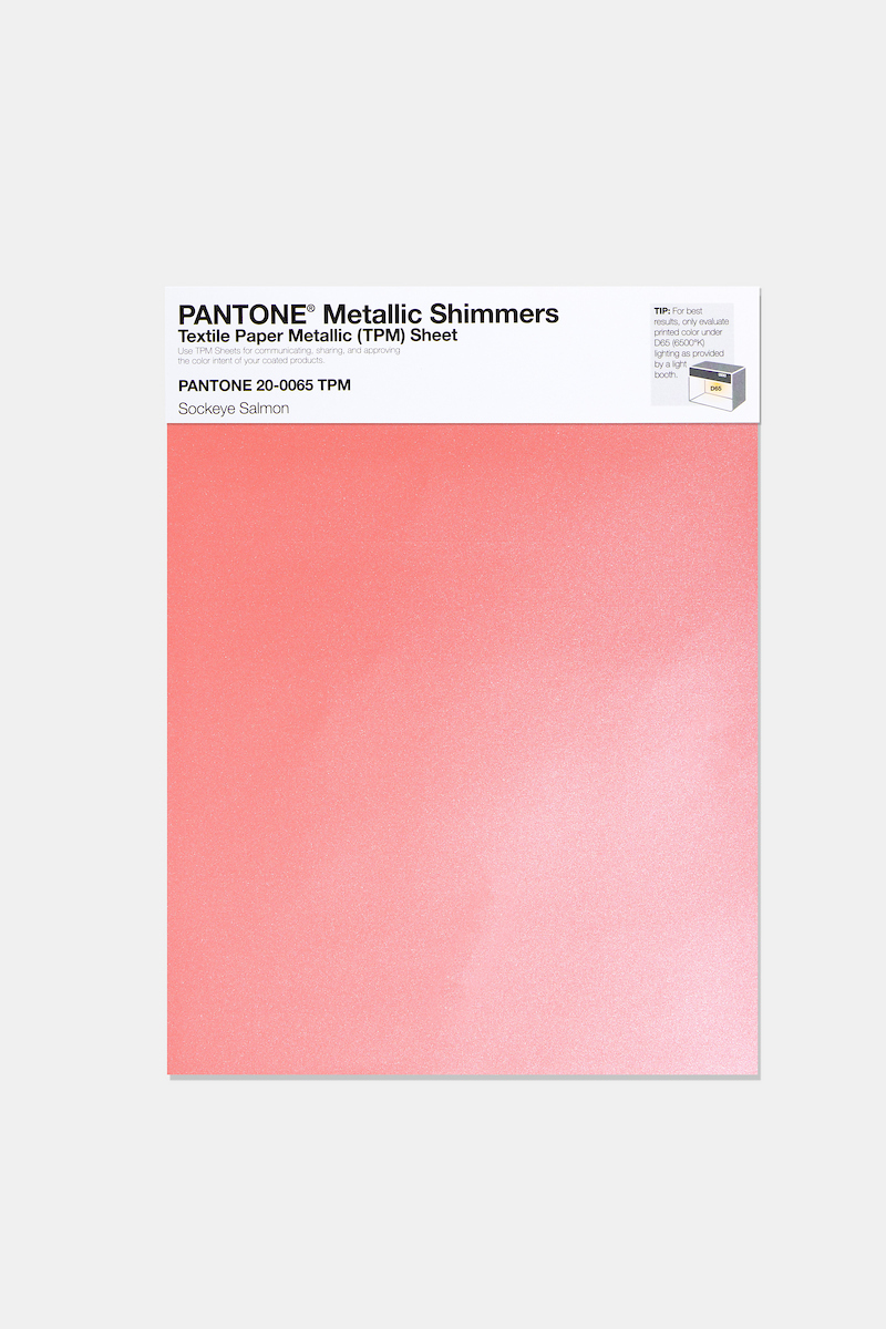 Artikelbild 1 des Artikels “PANTONE® METALLIC SHIMMERS SHEET 20-0065 TPM Sockeye Salmon “