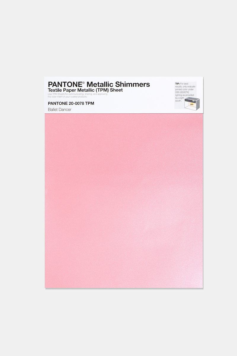 Artikelbild 1 des Artikels “PANTONE® METALLIC SHIMMERS SHEET 20-0078 TPM Ballet Dancer “