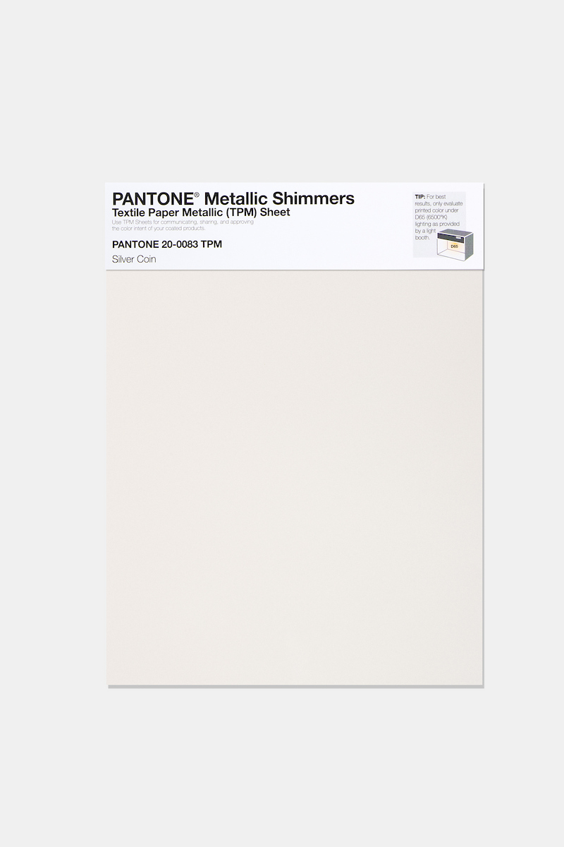 Artikelbild 1 des Artikels “PANTONE® METALLIC SHIMMERS SHEET 20-0083 TPM Silver Coin “