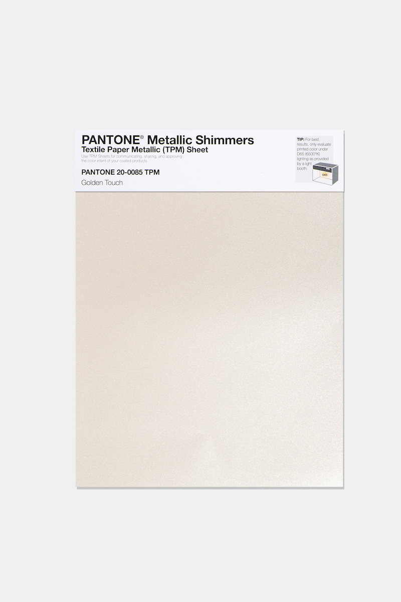 Artikelbild 1 des Artikels “PANTONE® METALLIC SHIMMERS SHEET 20-0085 TPM Golden Touch “