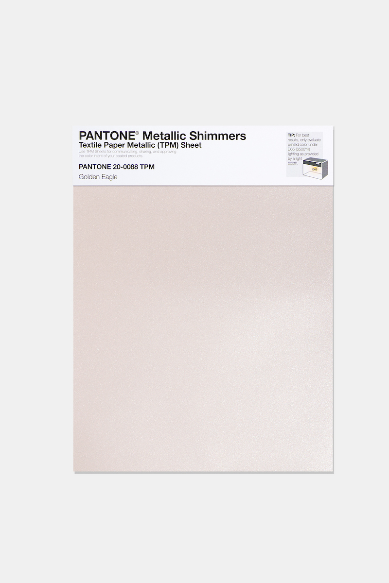 Product image 1 of the product “PANTONE® METALLIC SHIMMERS SHEET 20-0088 TPM Golden Eagle ”