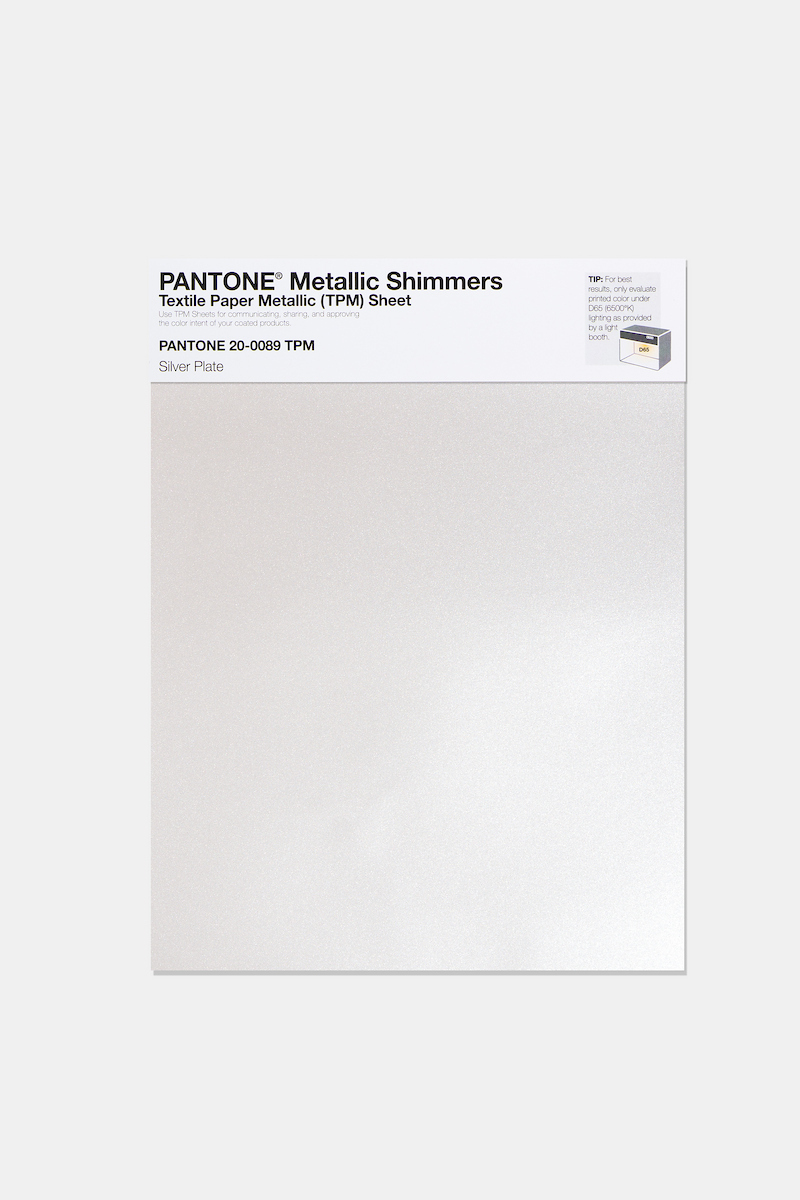 Artikelbild 1 des Artikels “PANTONE® METALLIC SHIMMERS SHEET 20-0089 TPM Silver Plate “