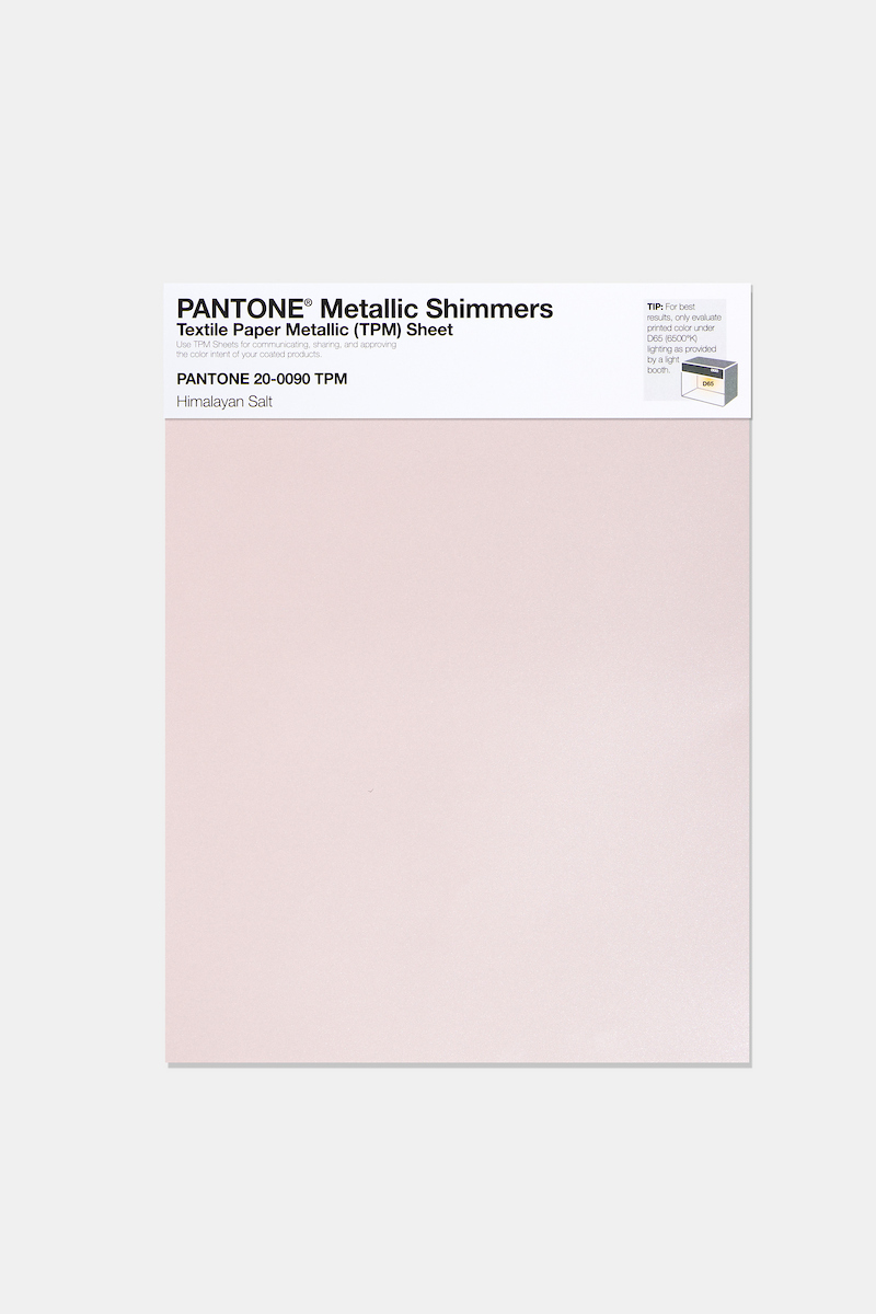 Artikelbild 1 des Artikels “PANTONE® METALLIC SHIMMERS SHEET 20-0090 TPM Himalayan Salt “