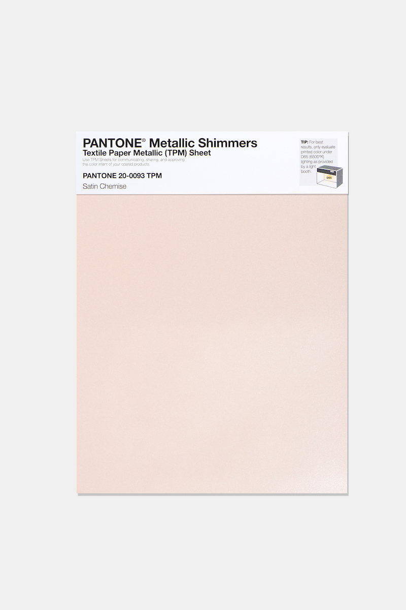 Artikelbild 1 des Artikels “PANTONE® METALLIC SHIMMERS SHEET 20-0093 TPM Satin Chemise “