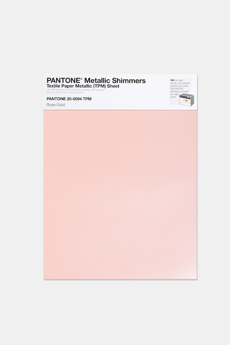 Artikelbild 1 des Artikels “PANTONE® METALLIC SHIMMERS SHEET 20-0094 TPM Rose Gold “