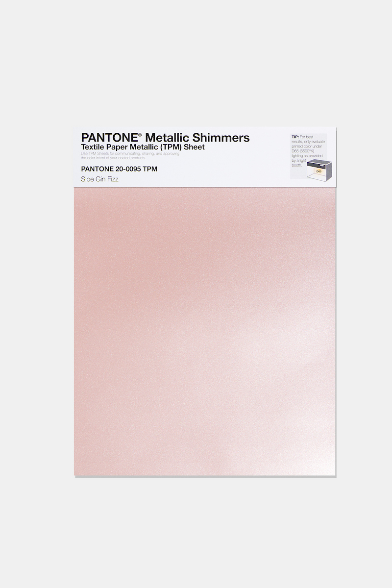 Artikelbild 1 des Artikels “PANTONE® METALLIC SHIMMERS SHEET 20-0095 TPM Sloe Gin Fizz “