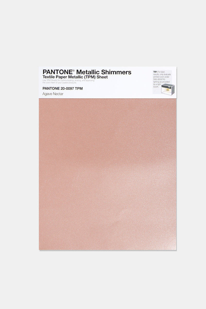 Artikelbild 1 des Artikels “PANTONE® METALLIC SHIMMERS SHEET 20-0097 TPM Agave Nectar “