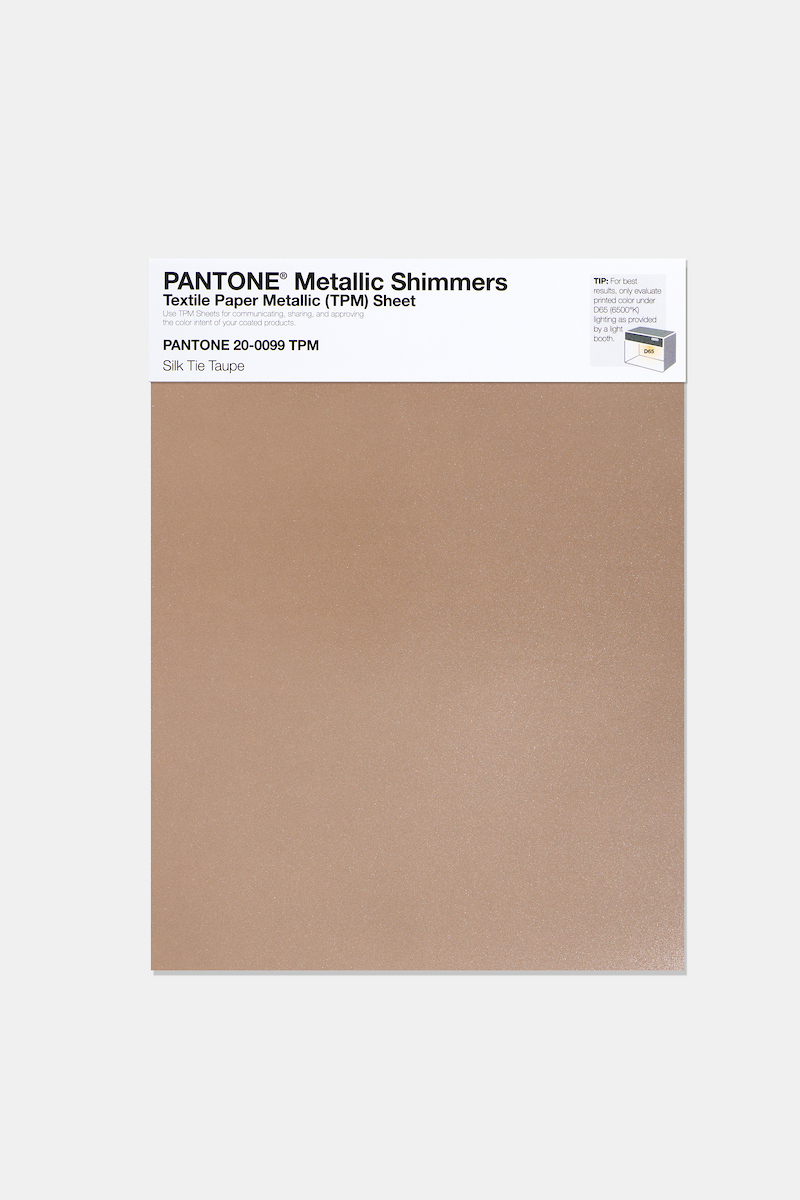 Artikelbild 1 des Artikels “PANTONE® METALLIC SHIMMERS SHEET 20-0099 TPM Silk Tie Taupe “