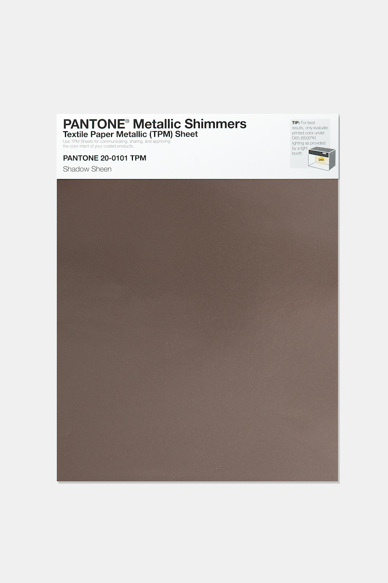 Artikelbild 1 des Artikels “PANTONE® METALLIC SHIMMERS SHEET 20-0101 TPM Shadow Sheen “