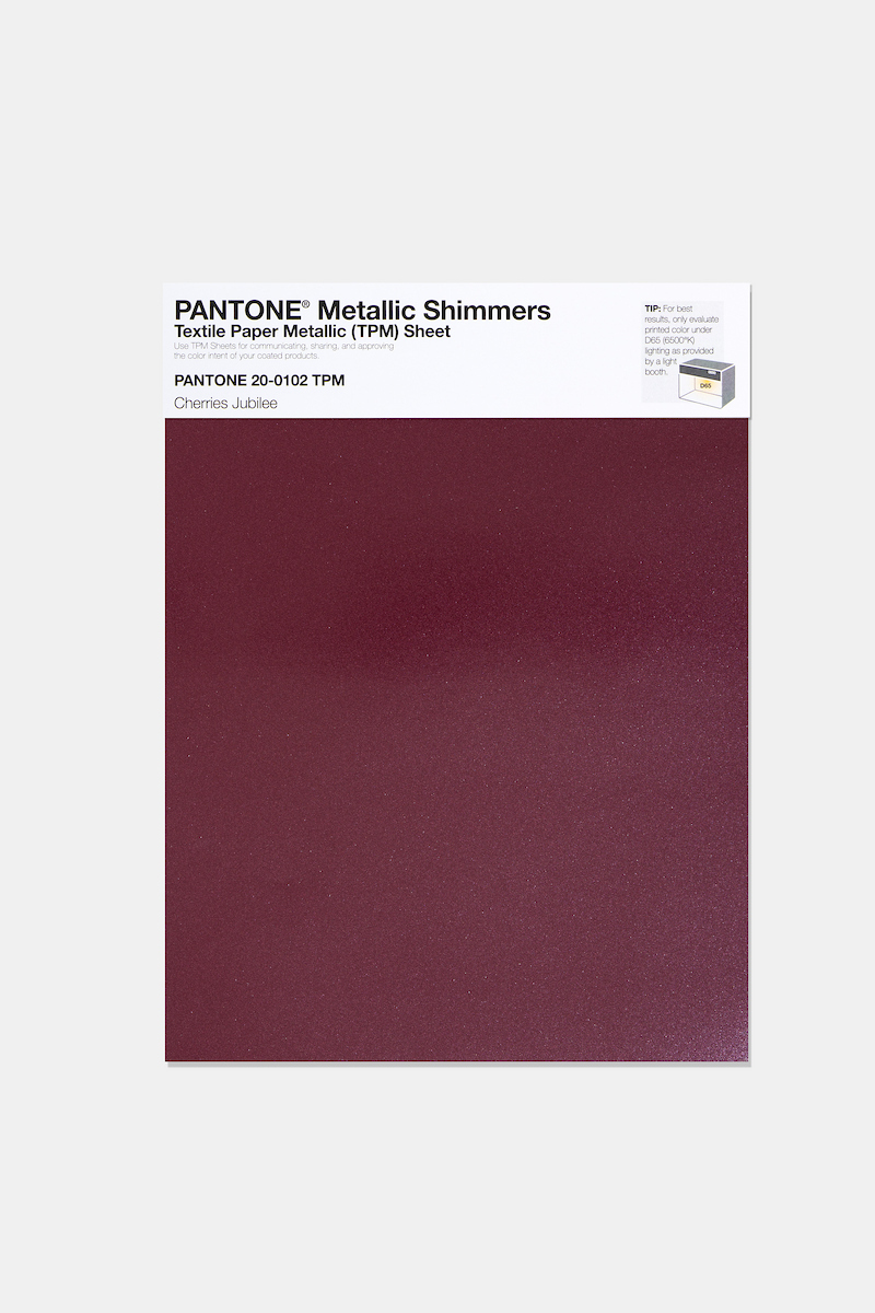 Artikelbild 1 des Artikels “PANTONE® METALLIC SHIMMERS SHEET 20-0102 TPM Cherries Jubilee “
