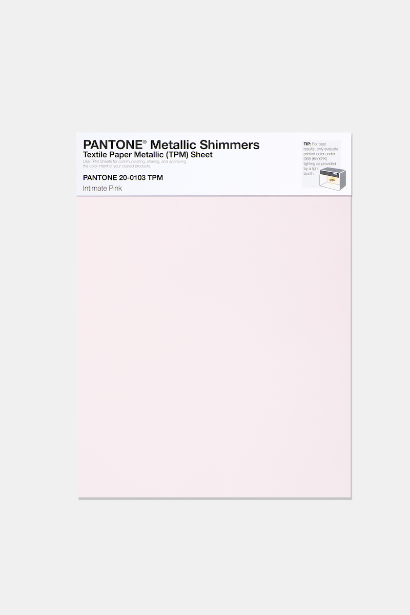 Artikelbild 1 des Artikels “PANTONE® METALLIC SHIMMERS SHEET 20-0103 TPM Intimate Pink “