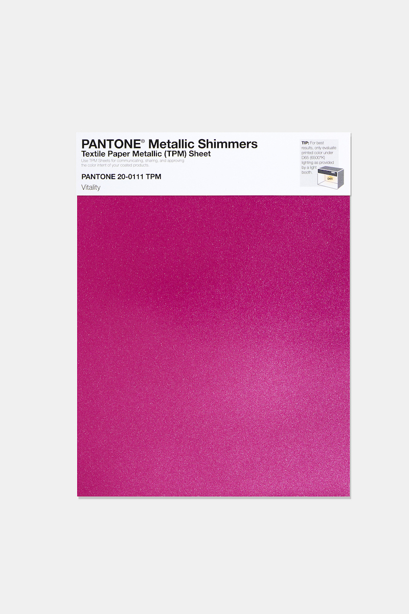 Artikelbild 1 des Artikels “PANTONE® METALLIC SHIMMERS SHEET 20-0111 TPM Vitality “