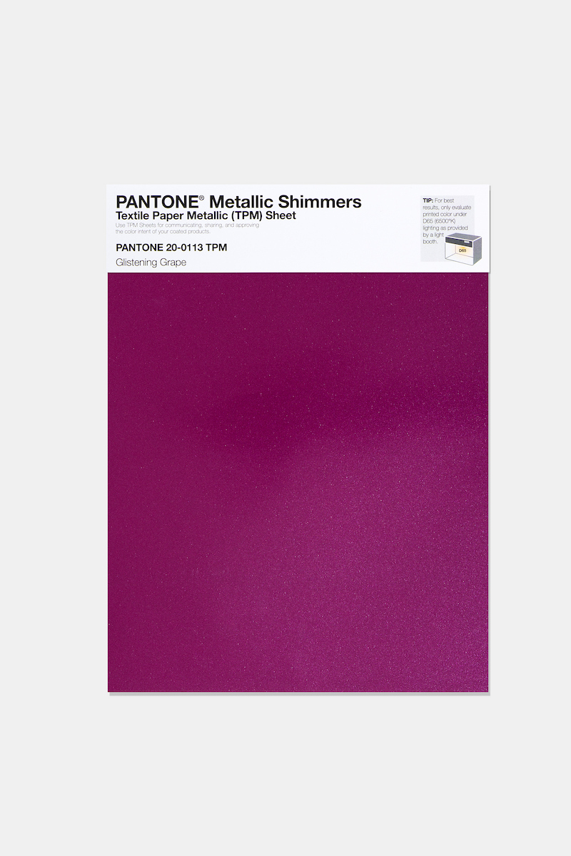 Artikelbild 1 des Artikels “PANTONE® METALLIC SHIMMERS SHEET 20-0113 TPM Glistening Grape “