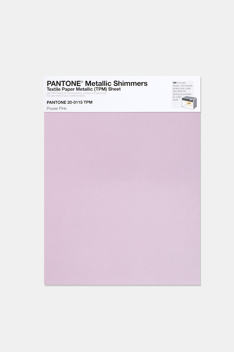 Artikelbild 1 des Artikels “PANTONE® METALLIC SHIMMERS SHEET 20-0115 TPM Power Pink “