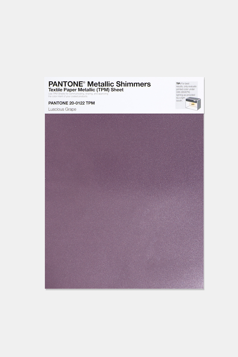 Artikelbild 1 des Artikels “PANTONE® METALLIC SHIMMERS SHEET 20-0122 TPM Luscious Grape “