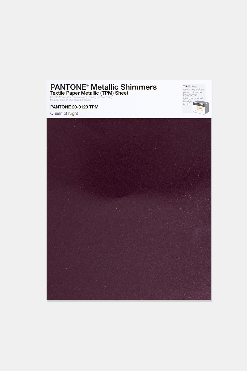 Artikelbild 1 des Artikels “PANTONE® METALLIC SHIMMERS SHEET 20-0123 TPM Queen of Night “