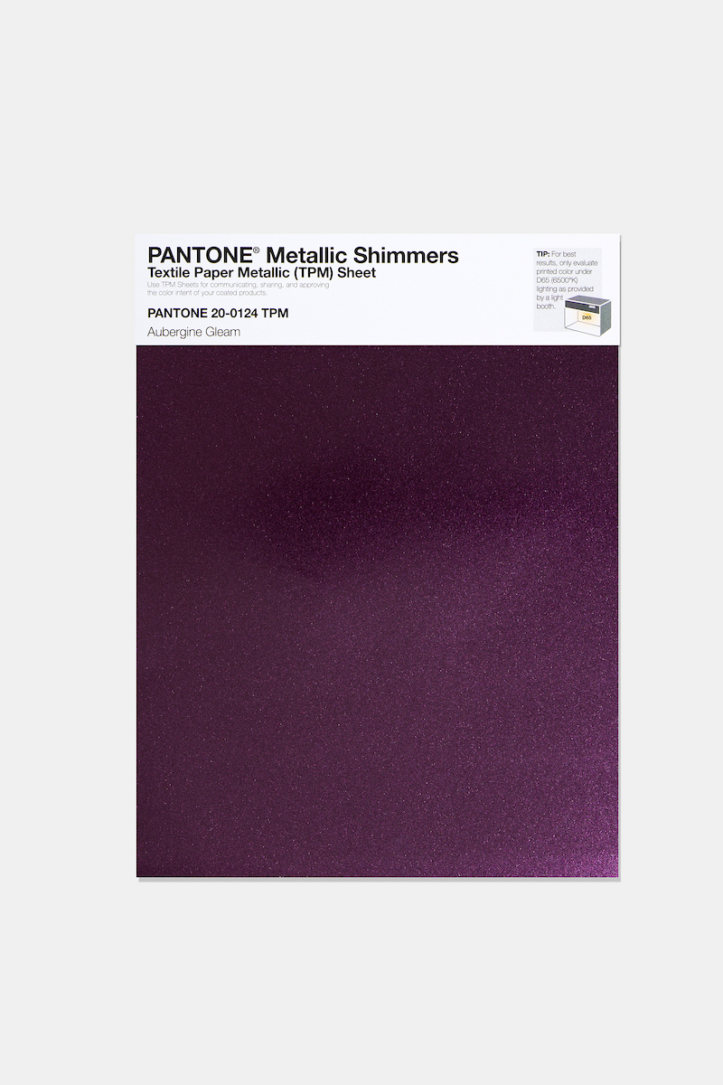 Artikelbild 1 des Artikels “PANTONE® METALLIC SHIMMERS SHEET 20-0124 TPM Aubergine Gleam “