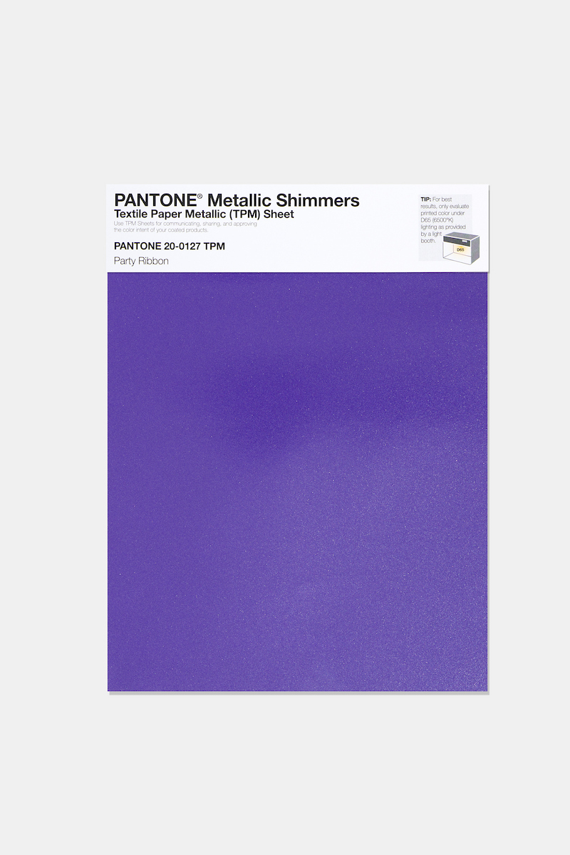 Artikelbild 1 des Artikels “PANTONE® METALLIC SHIMMERS SHEET 20-0127 TPM Part Ribbon “