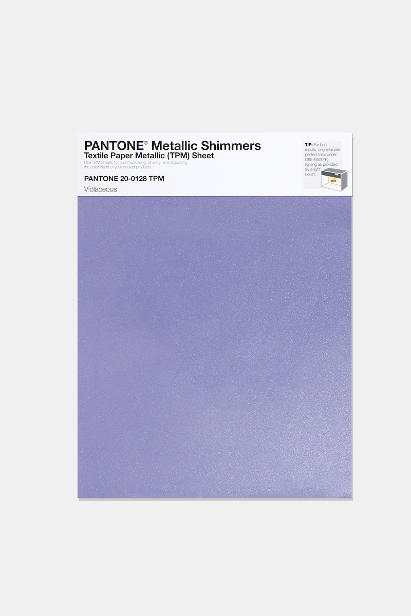 Artikelbild 1 des Artikels “PANTONE® METALLIC SHIMMERS SHEET 20-0128 TPM Violaceous “