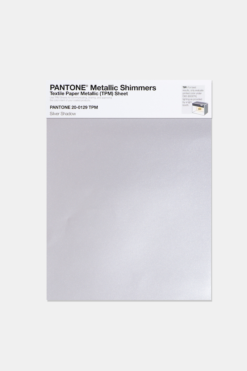 Artikelbild 1 des Artikels “PANTONE® METALLIC SHIMMERS SHEET 20-0129 TPM Silver shadow “