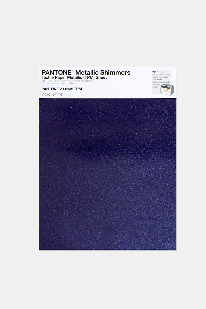Artikelbild 1 des Artikels “PANTONE® METALLIC SHIMMERS SHEET 20-0135 TPM Violet Femme “