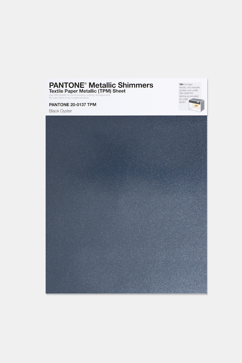 Artikelbild 1 des Artikels “PANTONE® METALLIC SHIMMERS SHEET 20-0137 TPM Black Oyster “