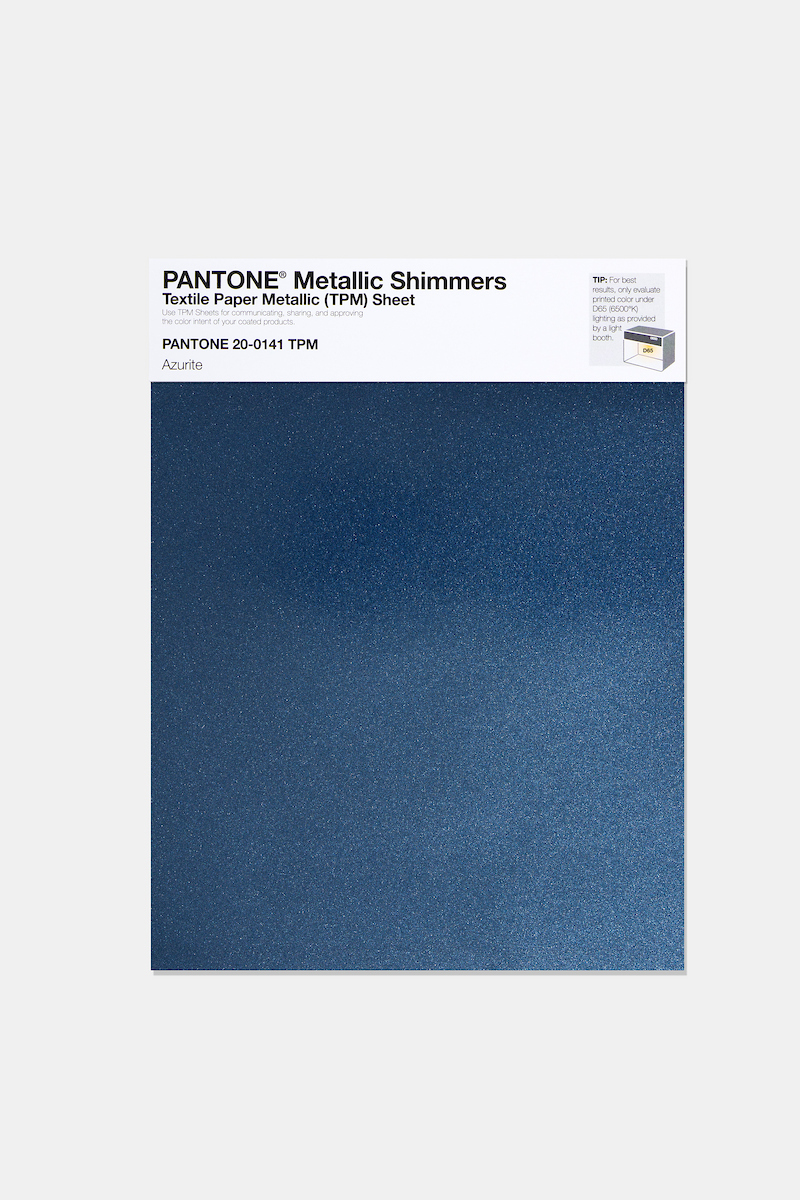 Artikelbild 1 des Artikels “PANTONE® METALLIC SHIMMERS SHEET 20-0141 TPM Azurite “