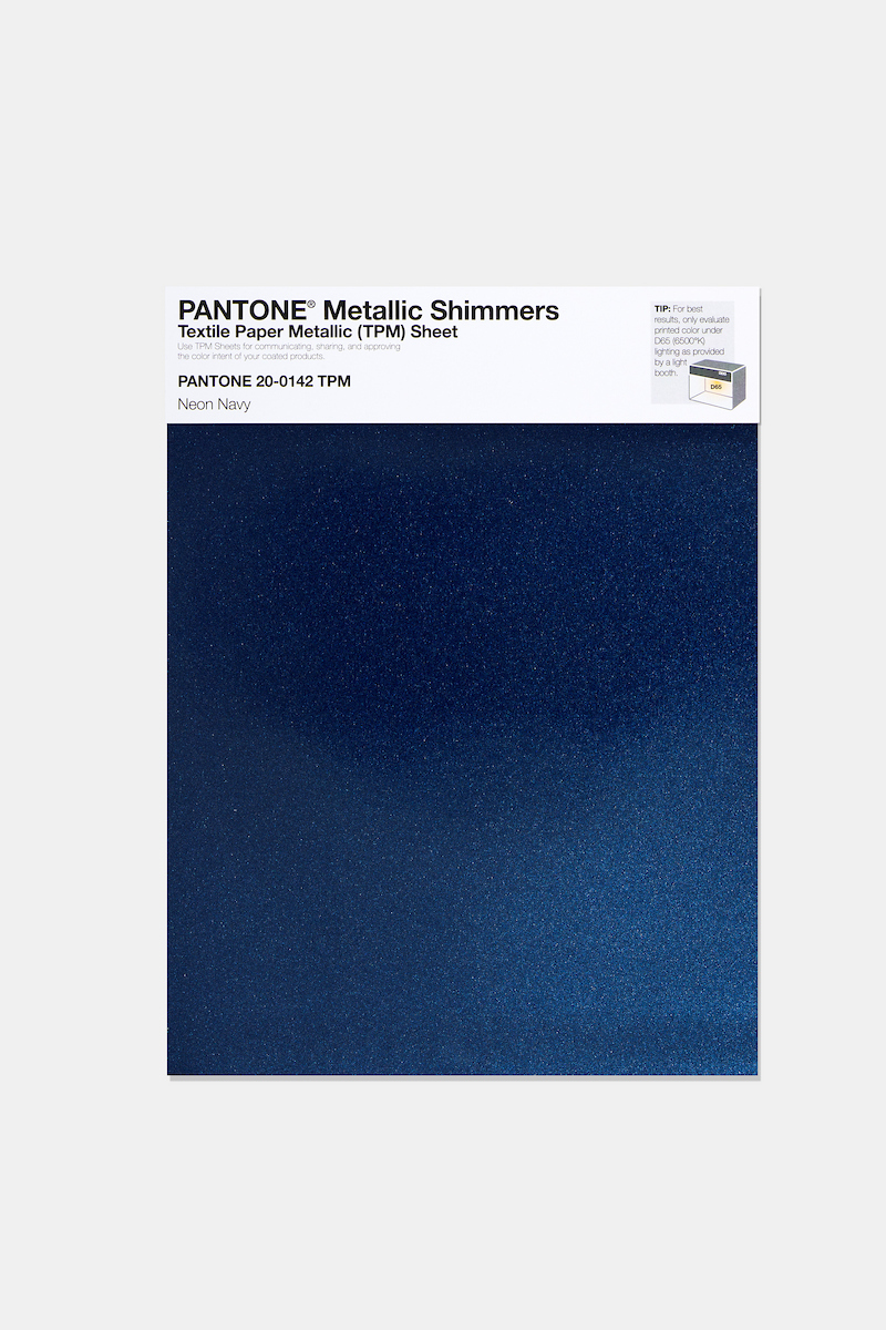 Artikelbild 1 des Artikels “PANTONE® METALLIC SHIMMERS SHEET 20-0142 TPM Neon Navy “