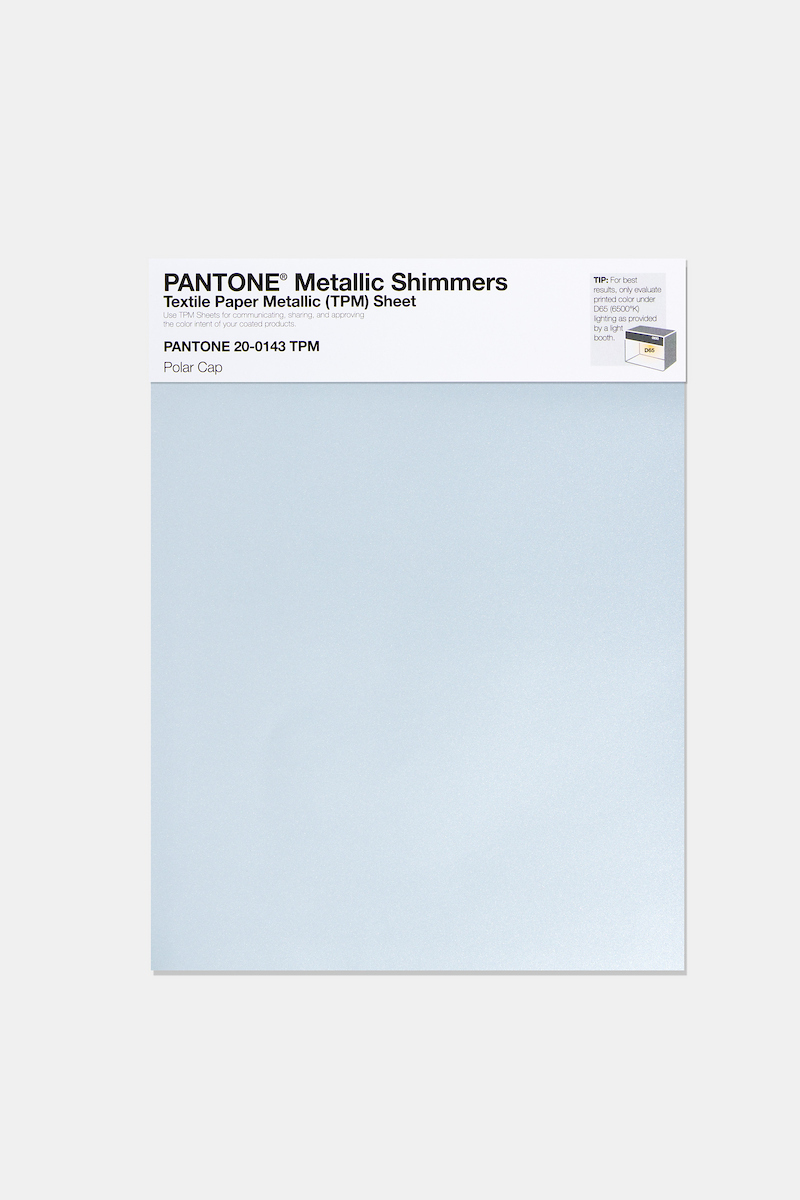 Artikelbild 1 des Artikels “PANTONE® METALLIC SHIMMERS SHEET 20-0143 TPM Polar Cap “