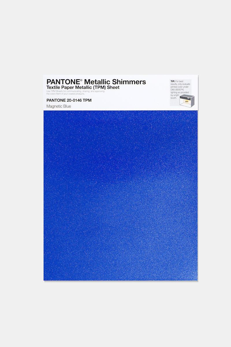 Artikelbild 1 des Artikels “PANTONE® METALLIC SHIMMERS SHEET 20-0146 TPM Magnetic Blue “