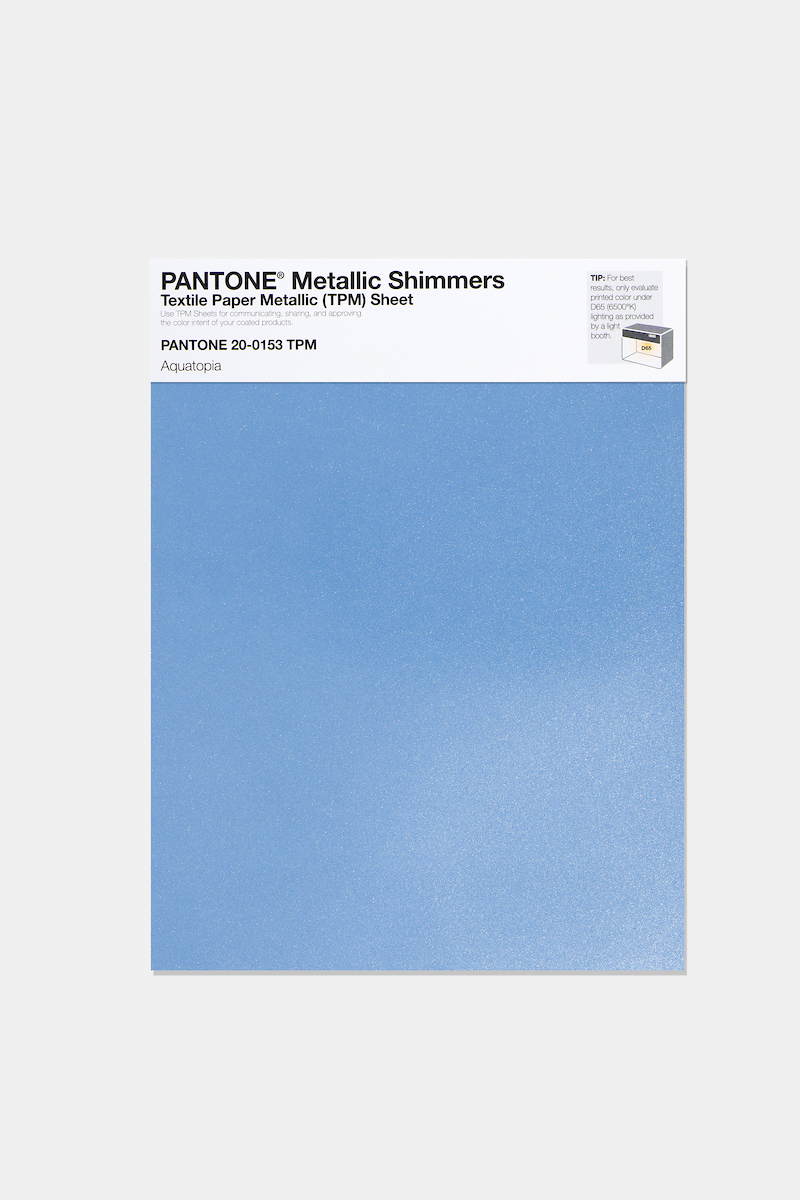 Artikelbild 1 des Artikels “PANTONE® METALLIC SHIMMERS SHEET 20-0153 TPM Aquatopia “