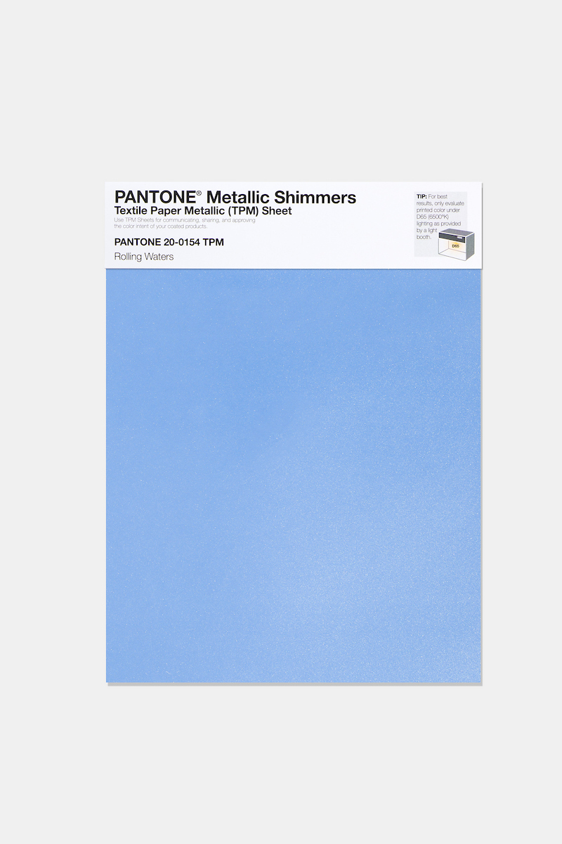 Artikelbild 1 des Artikels “PANTONE® METALLIC SHIMMERS SHEET 20-0154 TPM Rolling Waters “