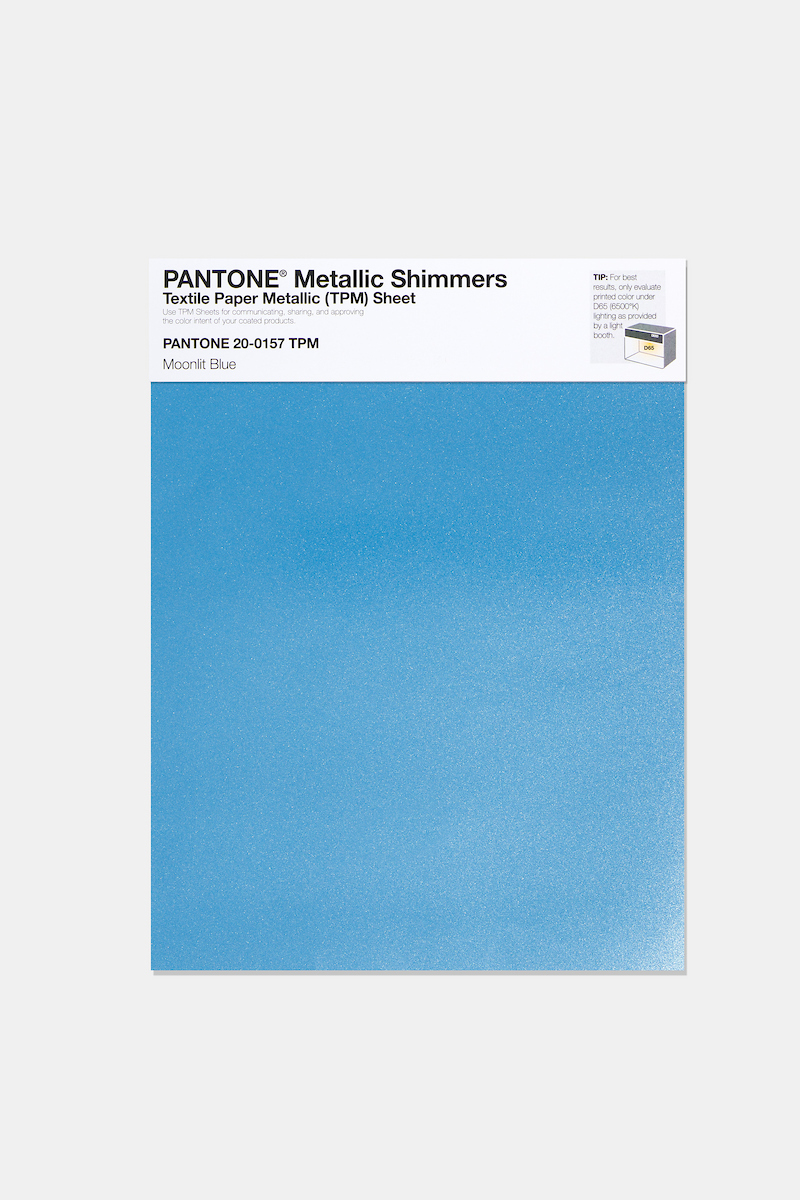 Artikelbild 1 des Artikels “PANTONE® METALLIC SHIMMERS SHEET 20-0157 TPM Moonlit Blue “