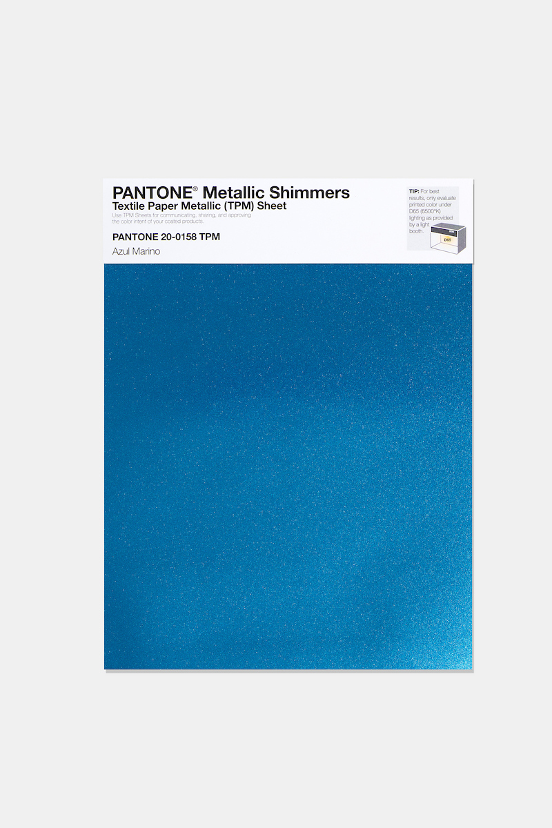 Artikelbild 1 des Artikels “PANTONE® METALLIC SHIMMERS SHEET 20-0158 TPM Azul Marino “