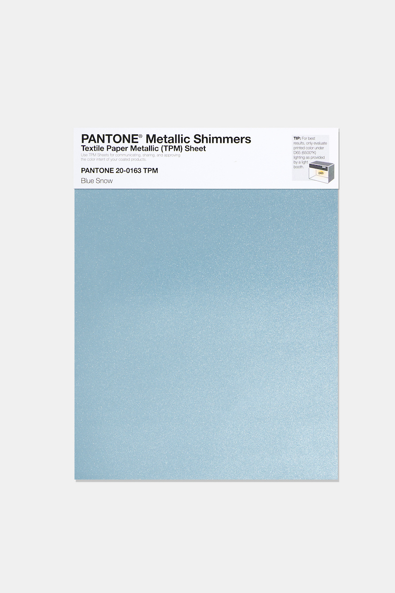 Artikelbild 1 des Artikels “PANTONE® METALLIC SHIMMERS SHEET 20-0163 TPM Blue Snow “