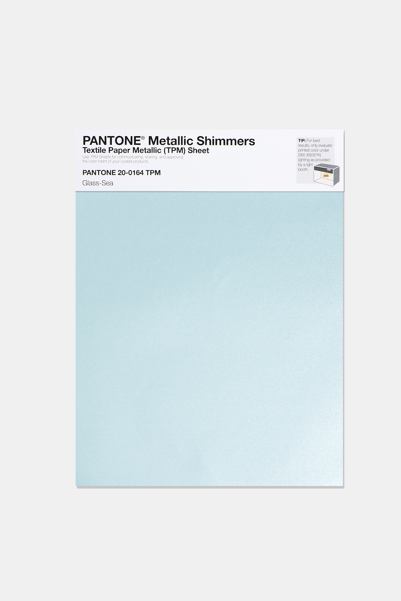 Artikelbild 1 des Artikels “PANTONE® METALLIC SHIMMERS SHEET 20-0164 TPM Glass-Sea “