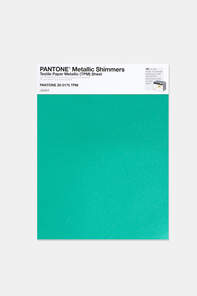 Artikelbild 1 des Artikels “PANTONE® METALLIC SHIMMERS SHEET 20-0175 TPM Jaded “