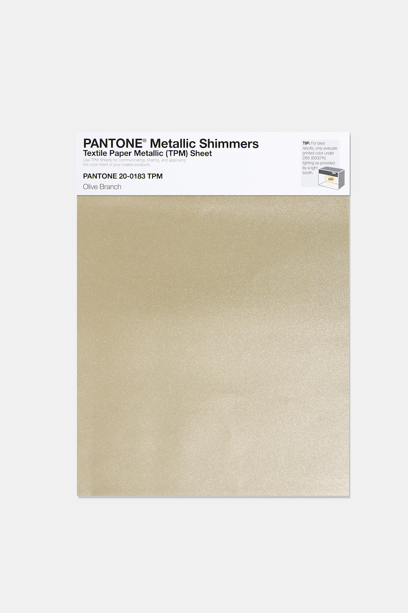 Artikelbild 1 des Artikels “PANTONE® METALLIC SHIMMERS SHEET 20-0183 TPM Olive Branch “