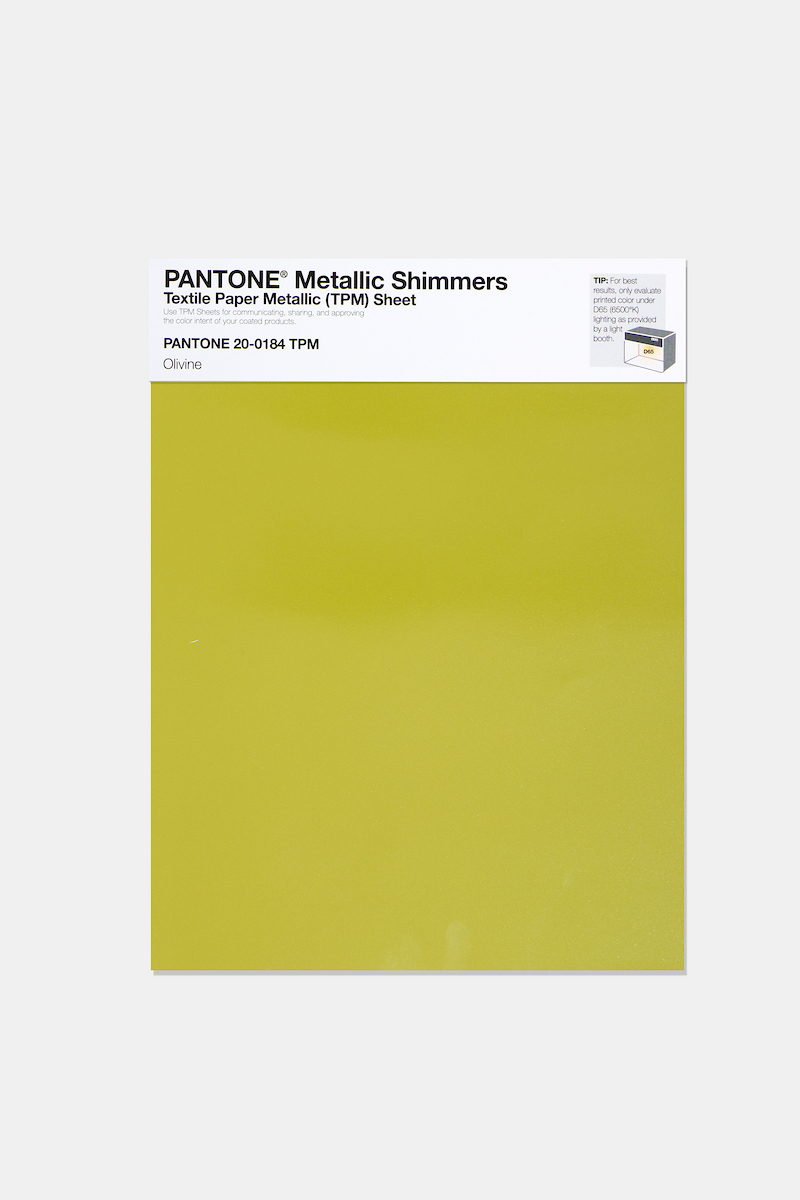 Artikelbild 1 des Artikels “PANTONE® METALLIC SHIMMERS SHEET 20-0184 TPM Olivine “